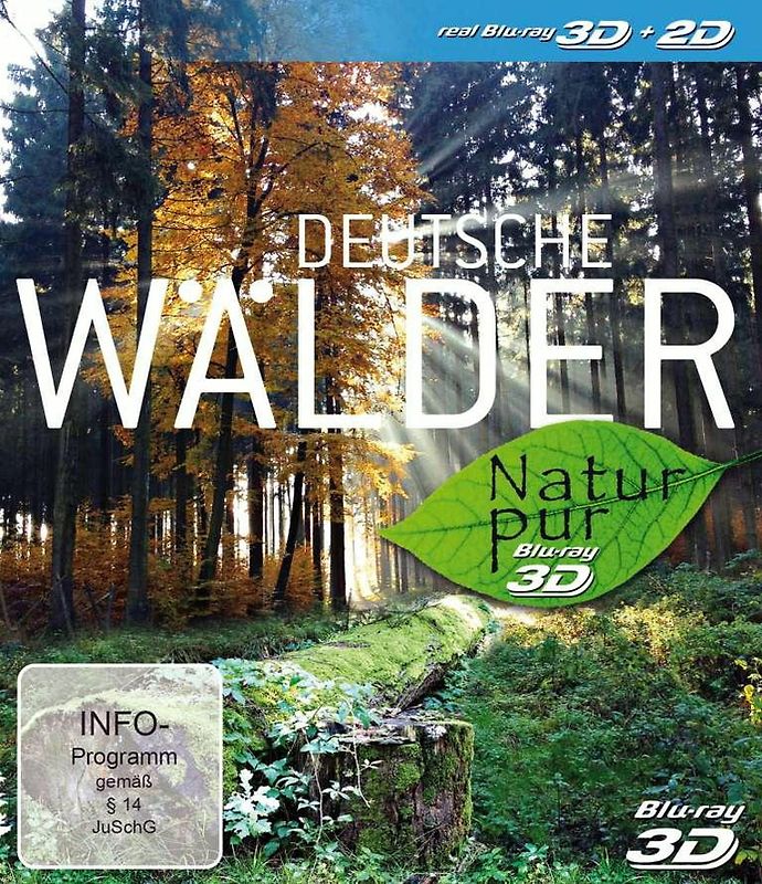 Deutsche Wälder 3D - Natur pur [3D Blu-ray] 3D Blu-ray Disc