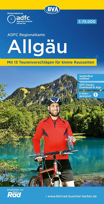 BVA ADFC Regionalkarte Allgäu 1:75.000