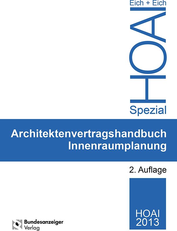 Architektenvertragshandbuch Innenraumplanung