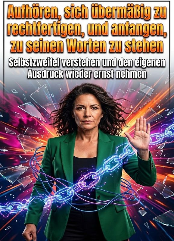 Aufhören, sich übermäßig zu rechtfertigen, und anfangen, zu seinen Worten zu stehen