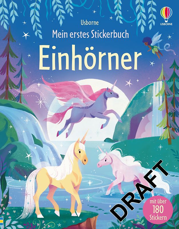 Mein erstes Stickerbuch: Einhörner