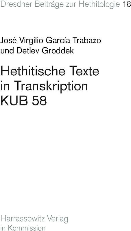 Hethitische Texte in Transkription KUB 58