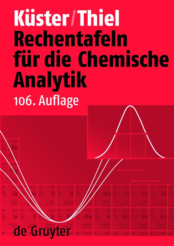Rechentafeln für die Chemische Analytik