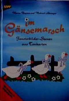 Im Gänsemarsch. Fensterbilder-Szenen