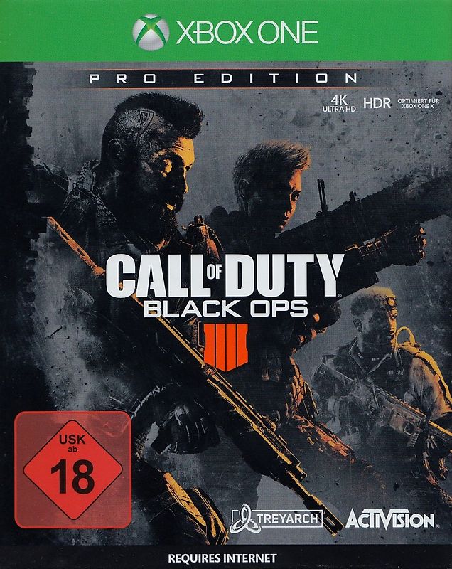 Call of Duty: Black Ops IV [Pro Edition, inkl. Steelbook, 3 Artwork-Karten, 10 Aufnäher & Popsocket] Xbox One