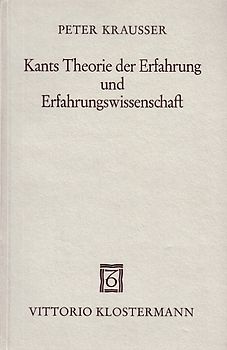 Kants Theorie der Erfahrung und Erfahrungswissenschaft