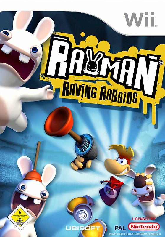 Rayman Raving Rabbids Nintendo Wii
