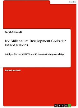 Die Millennium Development Goals der United Nations