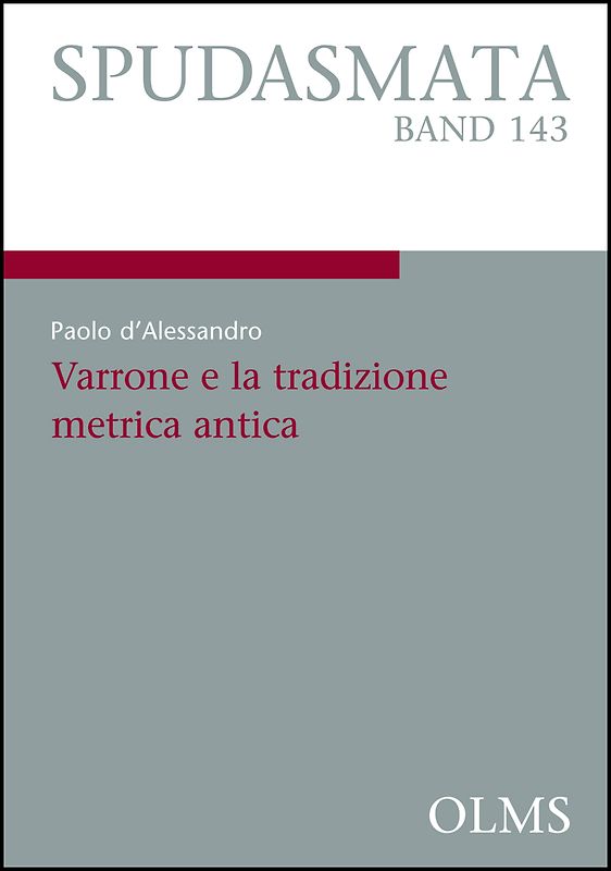 Varrone e la tradizione metrica antica