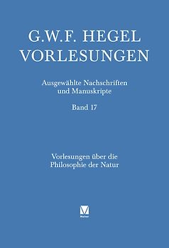 Vorlesungen über die Philosophie der Natur