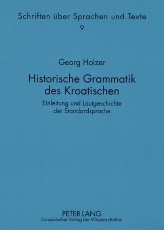 Historische Grammatik des Kroatischen