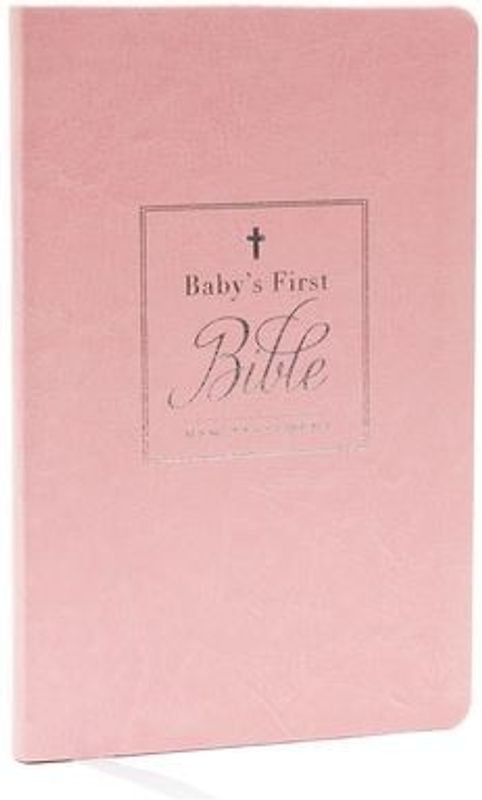 KJV, Baby's First New Testament, Leathersoft, Pink, Red Letter, Comfort Print