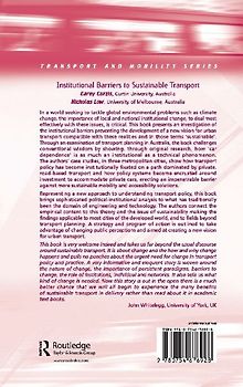 Institutional Barriers to Sustainable Transport
