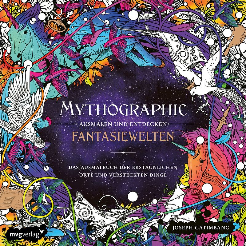 Mythographic – Ausmalen und Entdecken – Fantasiewelten