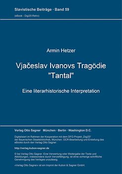 Vjačeslav Ivanovs Tragödie "Tantal"