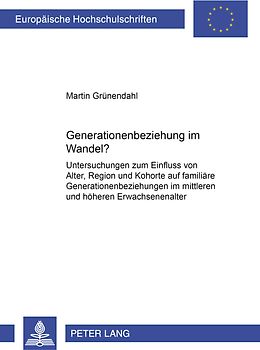 Generationenbeziehung im Wandel?