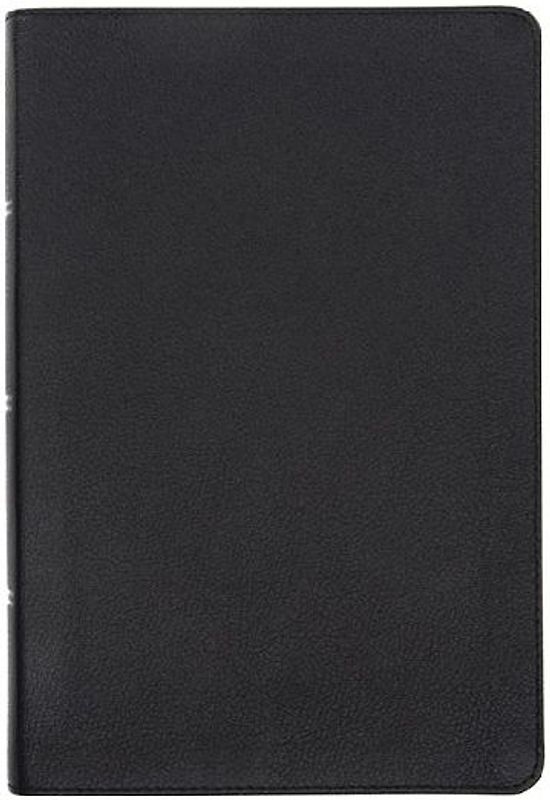 NASB Giant Print Reference Bible, Black Genuine Leather, Indexed