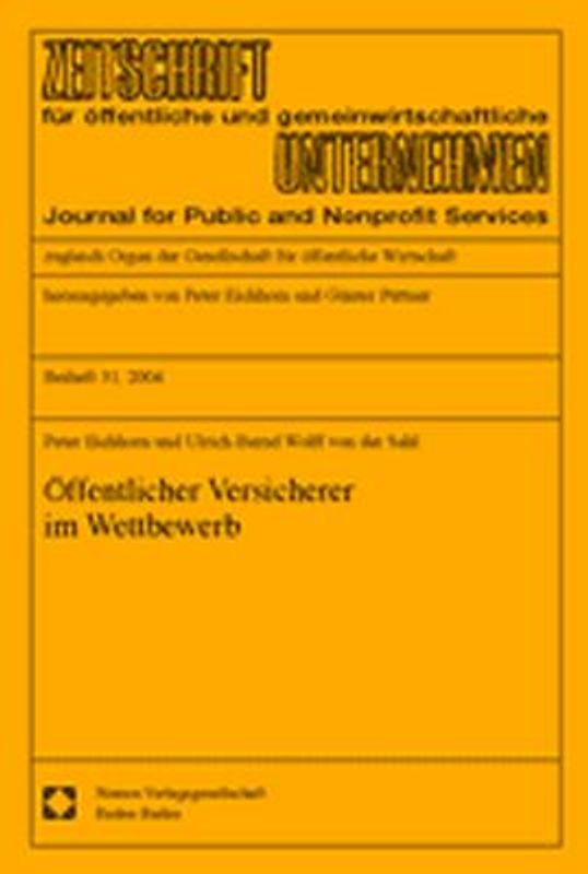 Öffentliche Versicherer im Wettbewerb