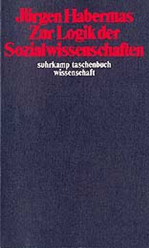 Zur Logik der Sozialwissenschaften