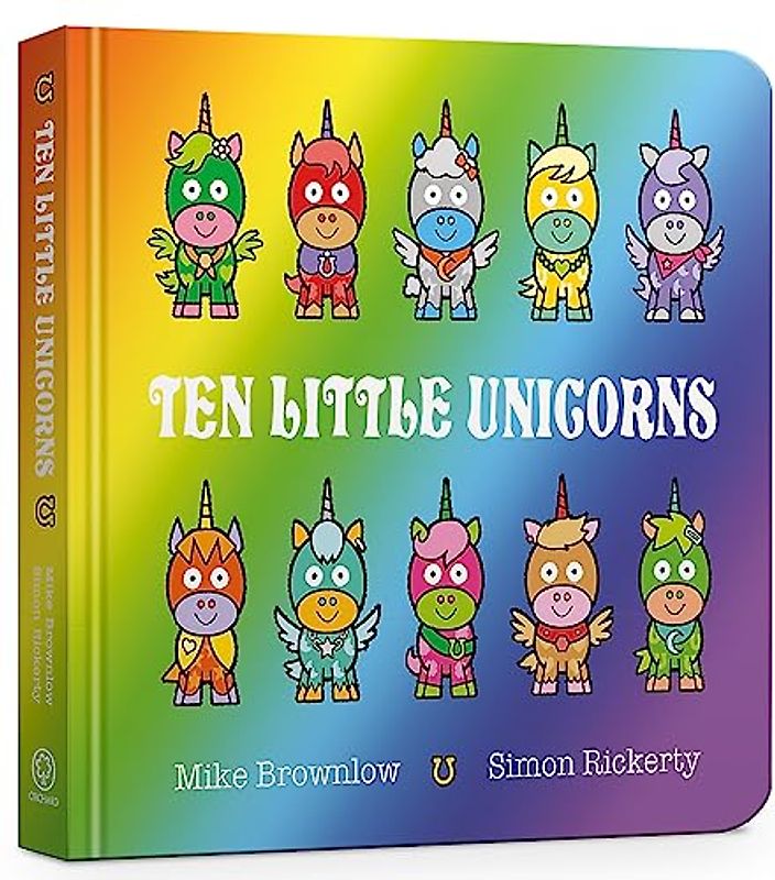 Ten Little Unicorns Board Book