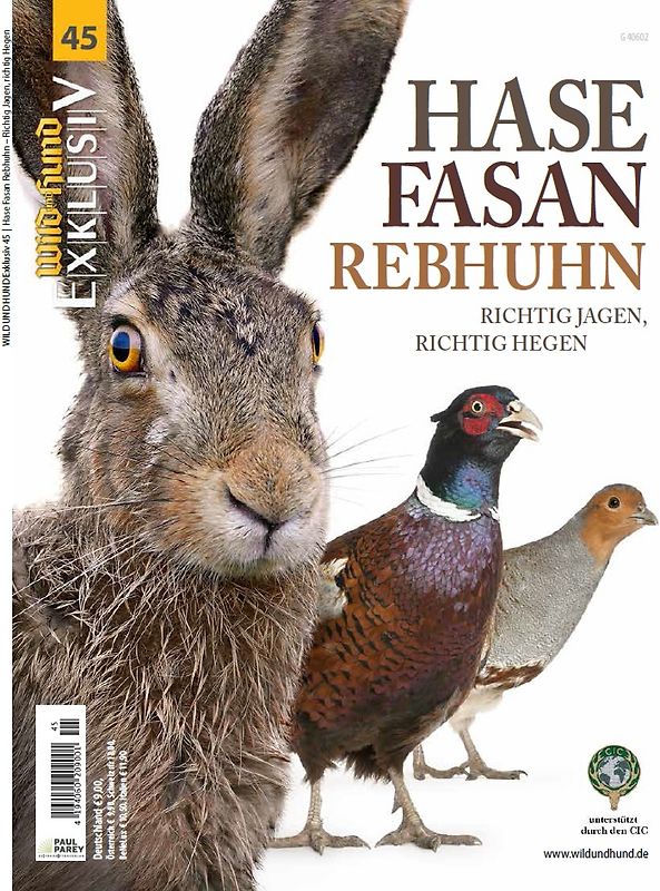 WILD UND HUND Exklusiv Nr. 45: Hase Fasan Rebhuhn