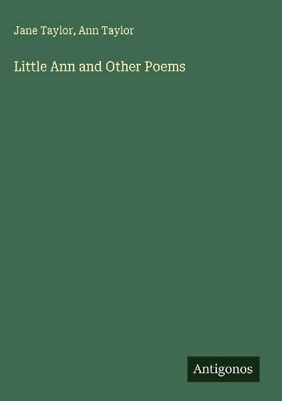 Little Ann and Other Poems
