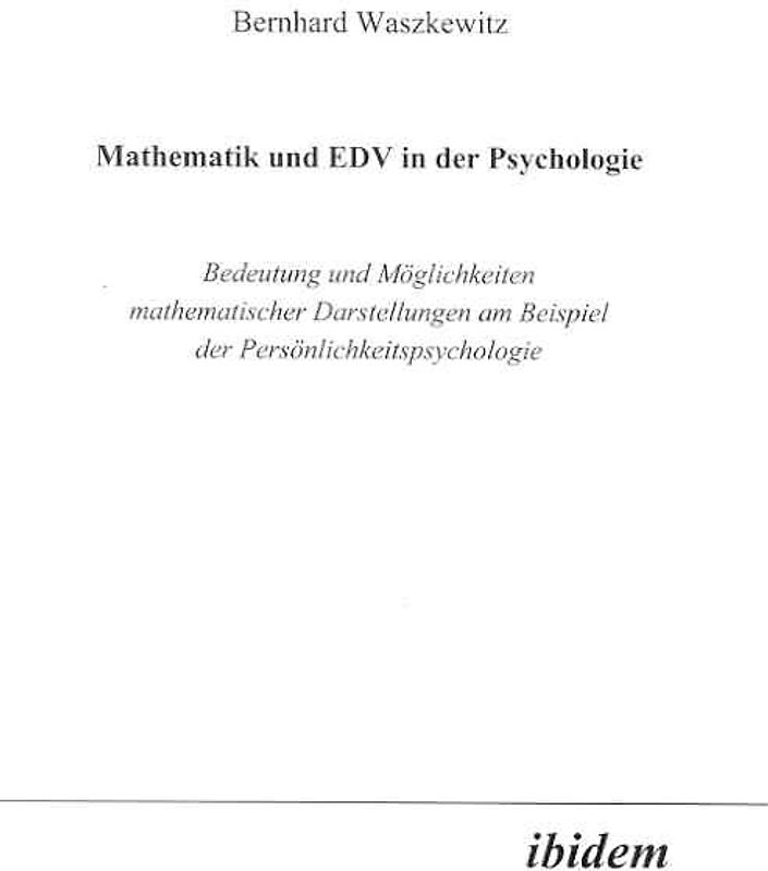 Mathematik und EDV in der Psychologie