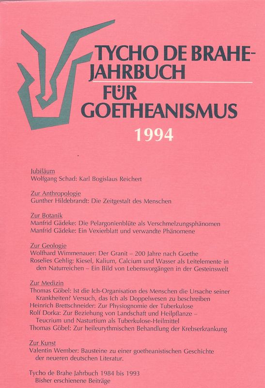 Tycho de Brahe-Jahrbuch für Goetheanismus / Tycho de Brahe-Jahrbuch für Goetheanismus