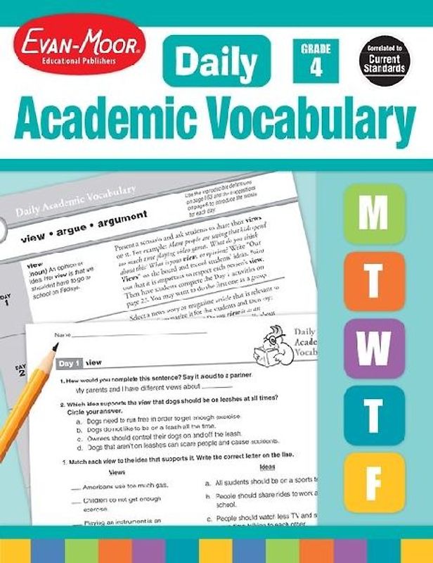 Daily Academic Vocabulary Gr 4 Te