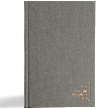 CSB Oswald Chambers Bible, Cloth Over Board