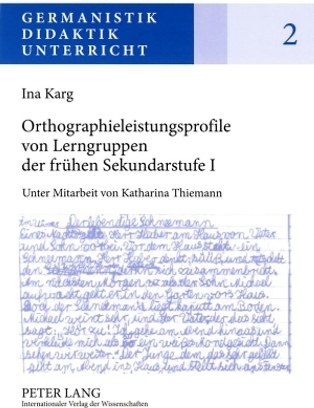 Orthographieleistungsprofile von Lerngruppen der frühen Sekundarstufe I