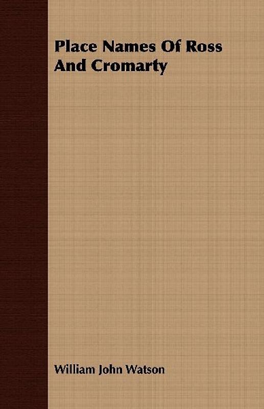 Place Names of Ross and Cromarty