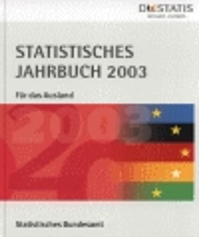 Statistisches Jahrbuch für das Ausland 2003
