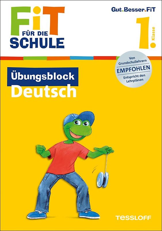 Fit für die Schule: Übungsblock Deutsch. 1. Klasse