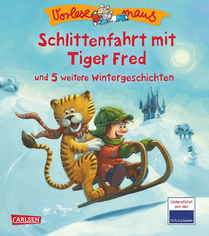 VORLESEMAUS 18: Schlittenfahrt mit Tiger Fred