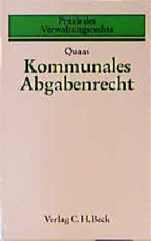 Kommunales Abgabenrecht