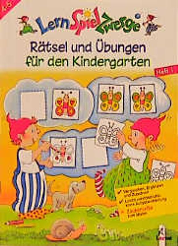 Rätsel und Übungen für den Kindergarten. Heft 1