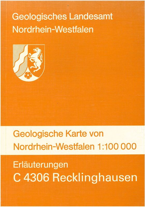 Geologische Karten von Nordrhein-Westfalen 1:100000 / Recklinghausen