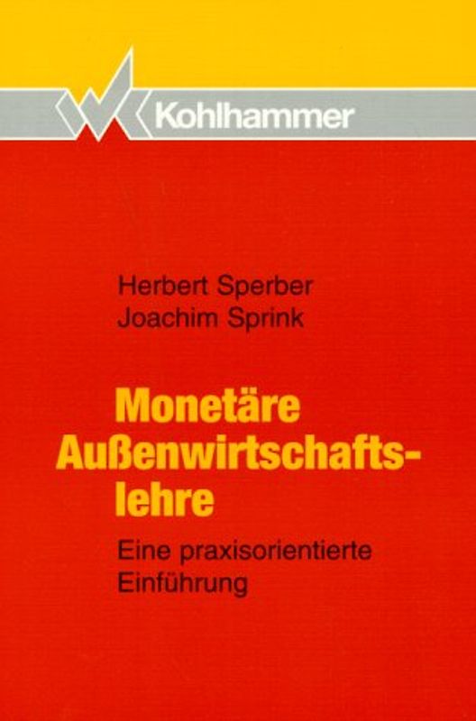 Monetäre Aussenwirtschaftslehre