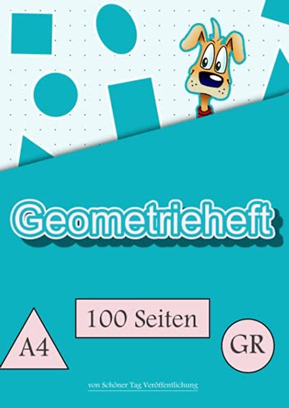Geometrieheft: Punktraster | DIN A4 | Lineatur GR Grundschule | 100 Seiten | 21,01 x 29,69 cm