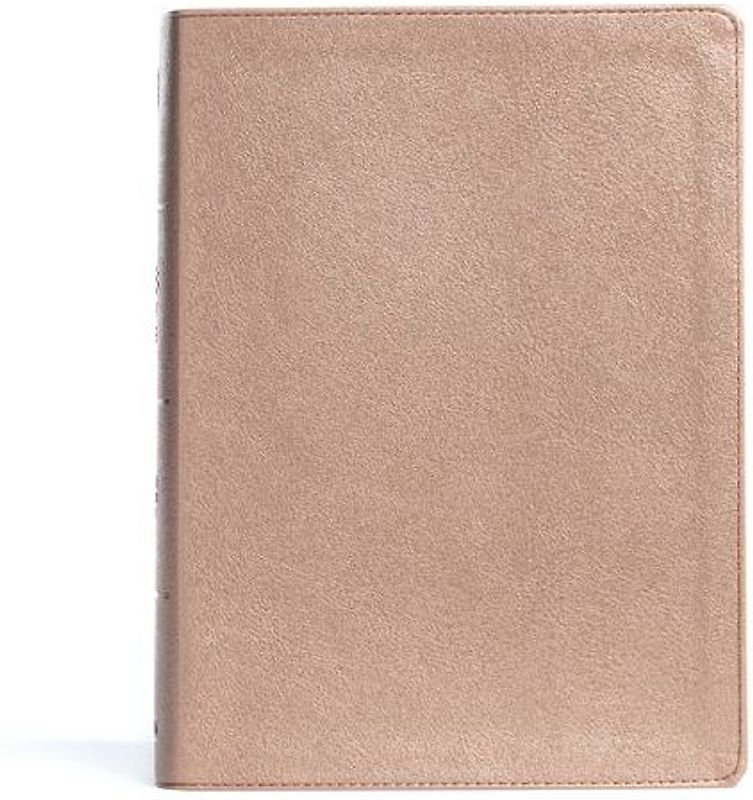 CSB Study Bible, Rose Gold Leathertouch