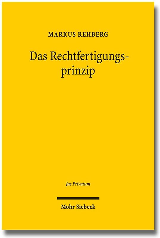 Das Rechtfertigungsprinzip
