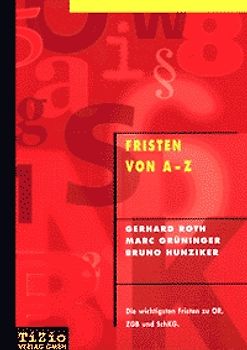 Fristen von A - Z