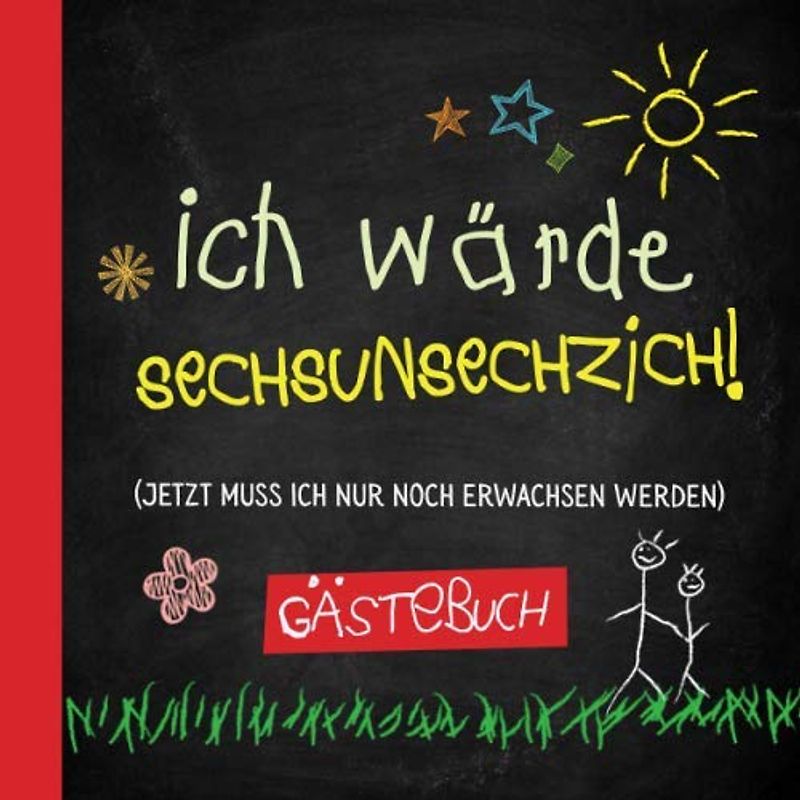 Ich wärde sechsunsechzich: Gästebuch zum 66.Geburtstag für Mann oder Frau - 66 Jahre - Lustiges Geschenk & Geburtstagsdeko - Buch für Glückwünsche und Fotos der Gäste