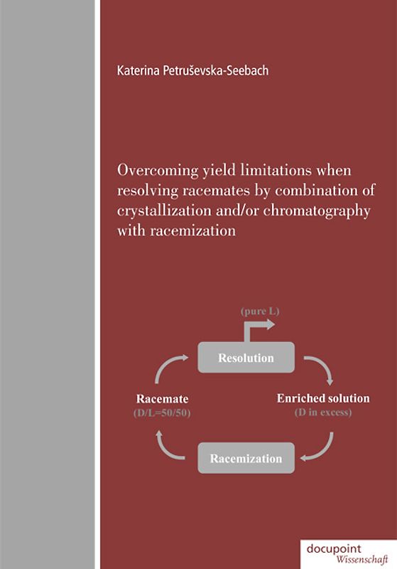 Overcoming yield limitations when resolving racemates by combination of crystallization and/or chromatography with racemization