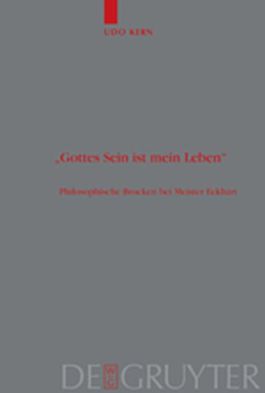 "Gottes Sein ist mein Leben"