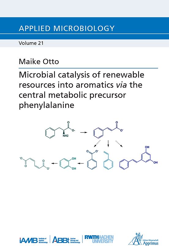 Microbial catalysis of renewable resources into aromatics via the central metabolic precursor phenylalanine