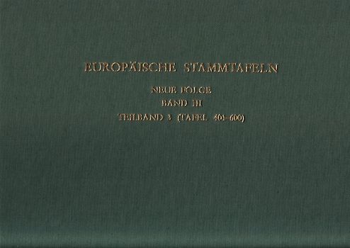 Europäische Stammtafeln. Neue Folge