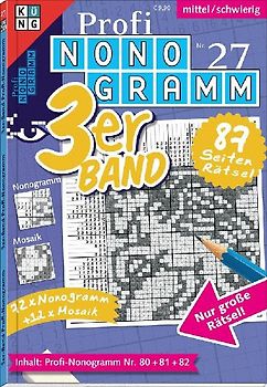 Profi-Nonogramm 3er-Band Nr. 27