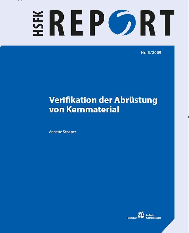Verifikation der Abrüstung von Kernmaterial